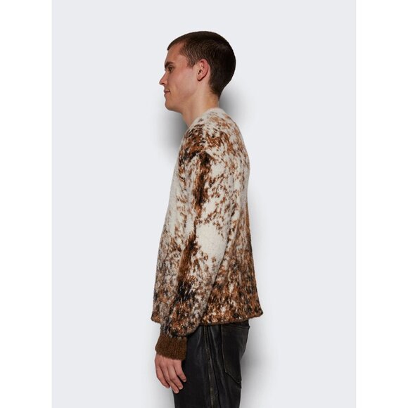 Diesel Itello Sweater in Chocolate Small New Mens Knit Pullover Top - Picture 3 of 16